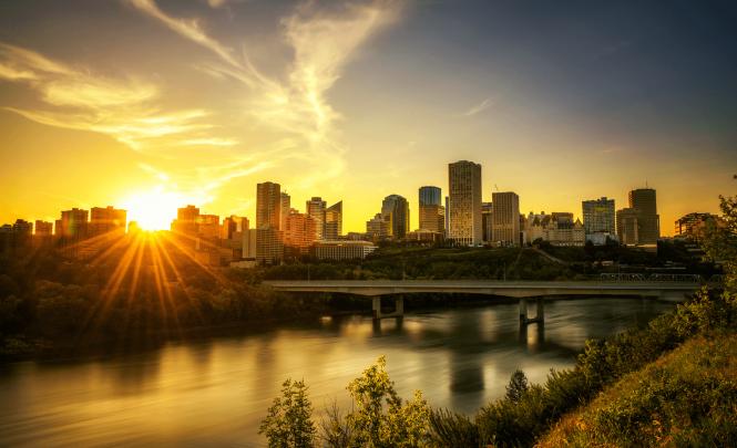 Edmonton sunrise